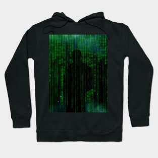 Matrix style binary codes. Hoodie